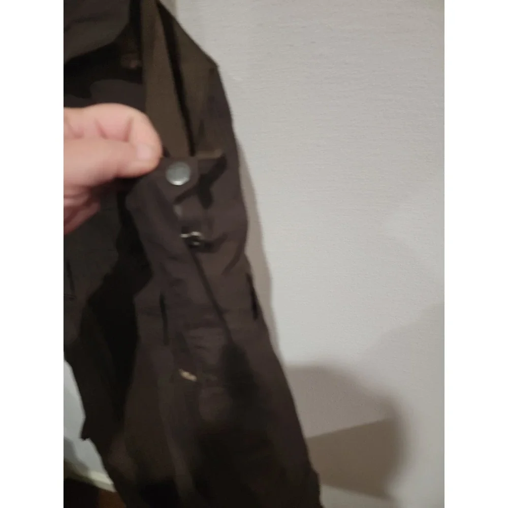 The North Face‎ HyVent Extreme Ski Pants Overalls Bib Brown Size Medium READ
